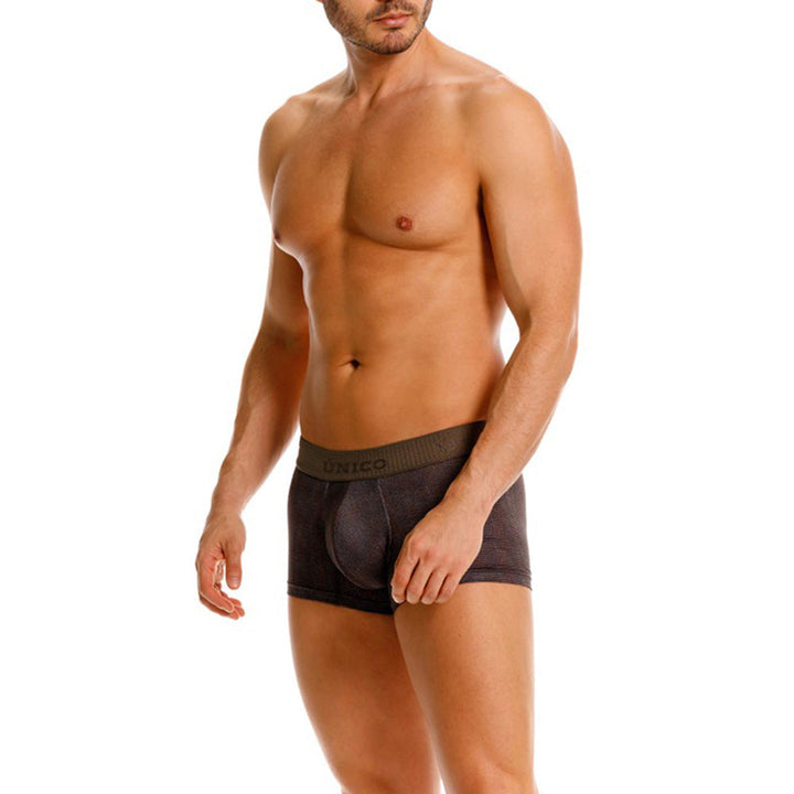 MUNDO ÚNICO "Ovillo" Green Printed Short Boxer Briefs (BOXER CORTO OVILLO VERDE)