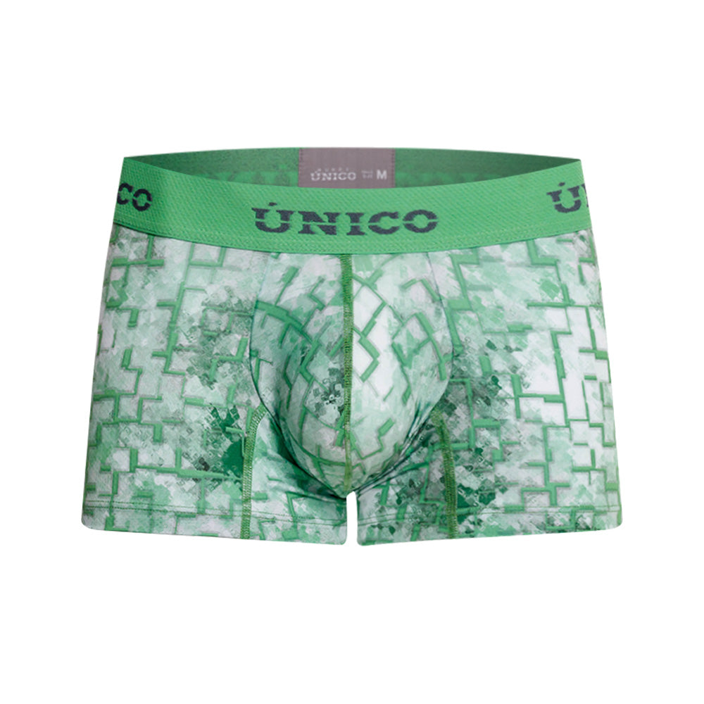 Mundo Unico Piramide Men's Boxer Briefs in Green – men's boxer briefs Handmade in Colombia
