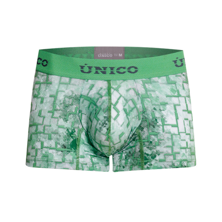 Mundo Unico Piramide Men's Boxer Briefs in Green – men's boxer briefs Handmade in Colombia