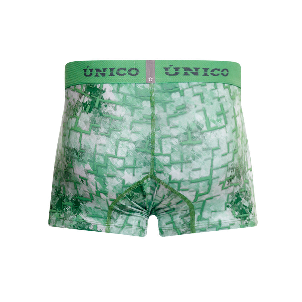 Mundo Unico Piramide Men's Boxer Briefs in Green – men's boxer briefs Handmade in Colombia
