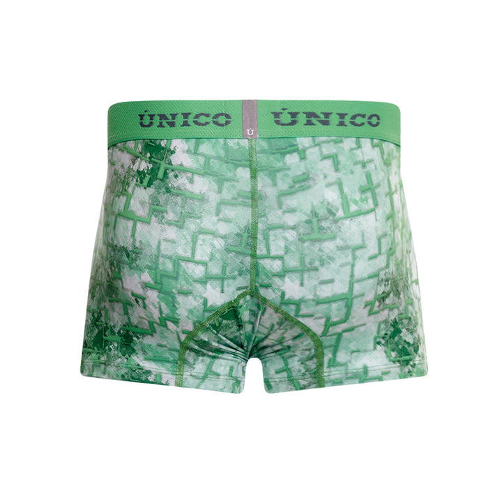 Mundo Unico Piramide Men's Boxer Briefs in Green – men's boxer briefs Handmade in Colombia