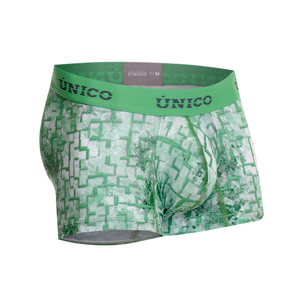 Mundo Unico Piramide Men's Boxer Briefs in Green – men's boxer briefs Handmade in Colombia