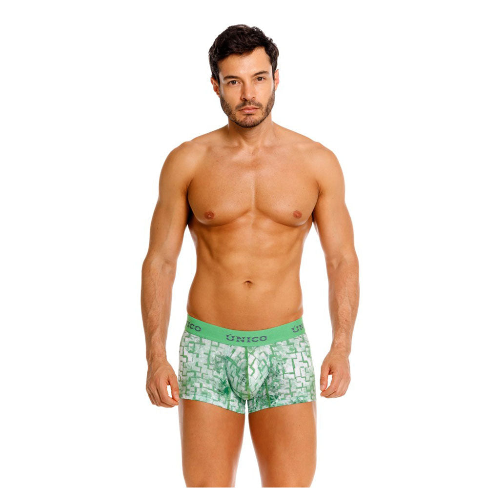 Mundo Unico Piramide Men's Boxer Briefs in Green – men's boxer briefs Handmade in Colombia