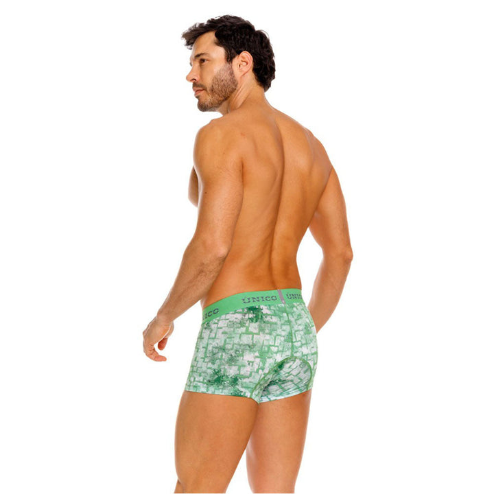 Mundo Unico Piramide Men's Boxer Briefs in Green – men's boxer briefs Handmade in Colombia
