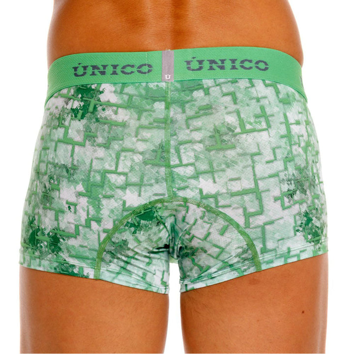 Mundo Unico Piramide Men's Boxer Briefs in Green – men's boxer briefs Handmade in Colombia