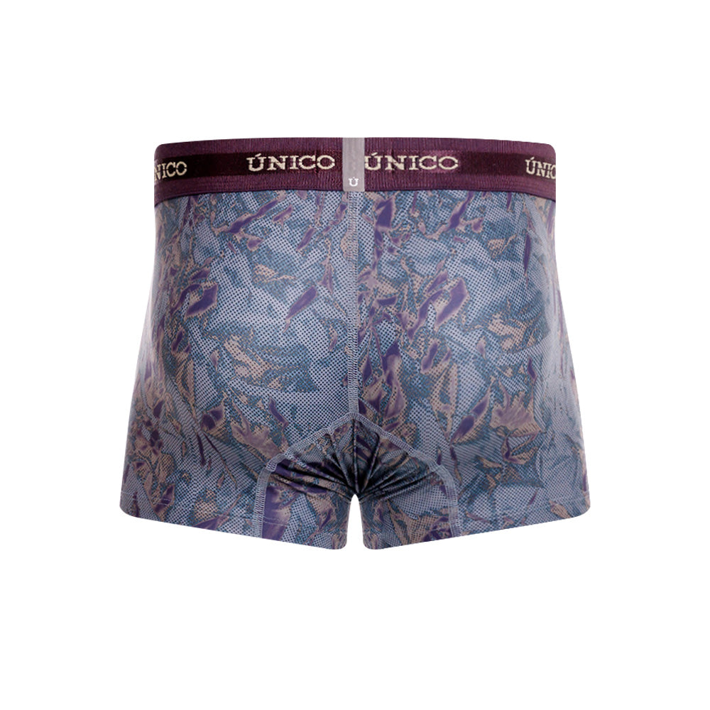 Mundo Unico Plumula Men's Trunk Underwear | Purple