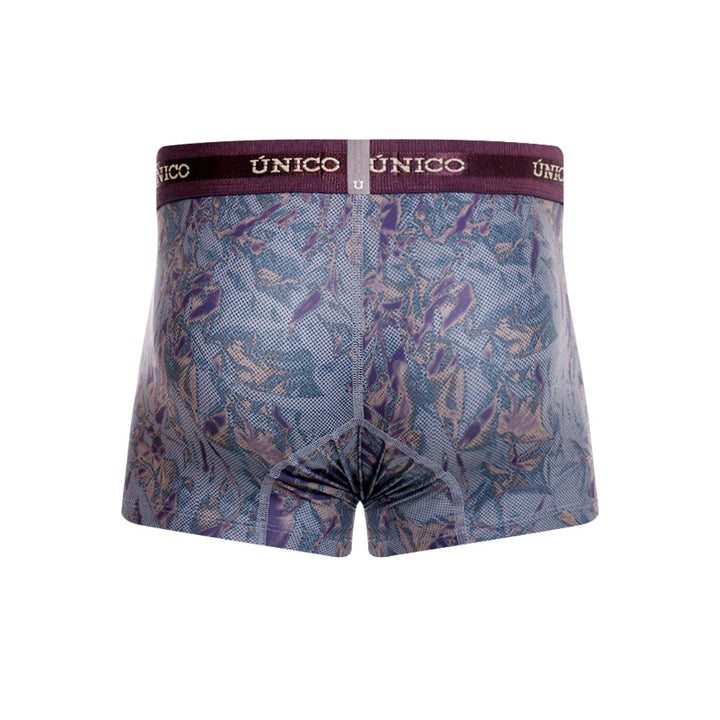 Mundo Unico Plumula Men's Trunk Underwear | Purple
