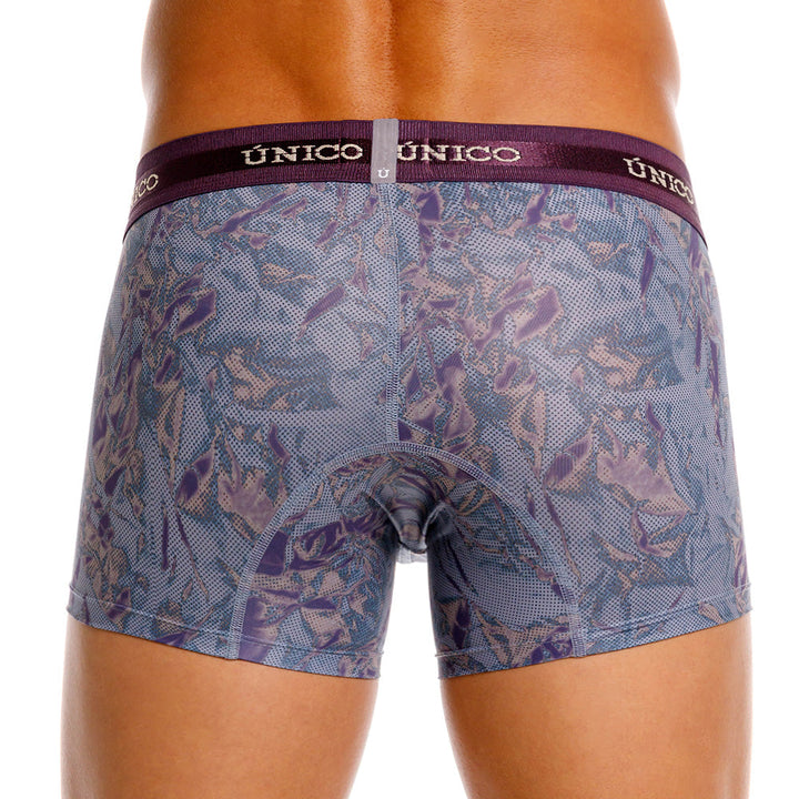 Mundo Unico Plumula Men's Trunk Underwear | Purple