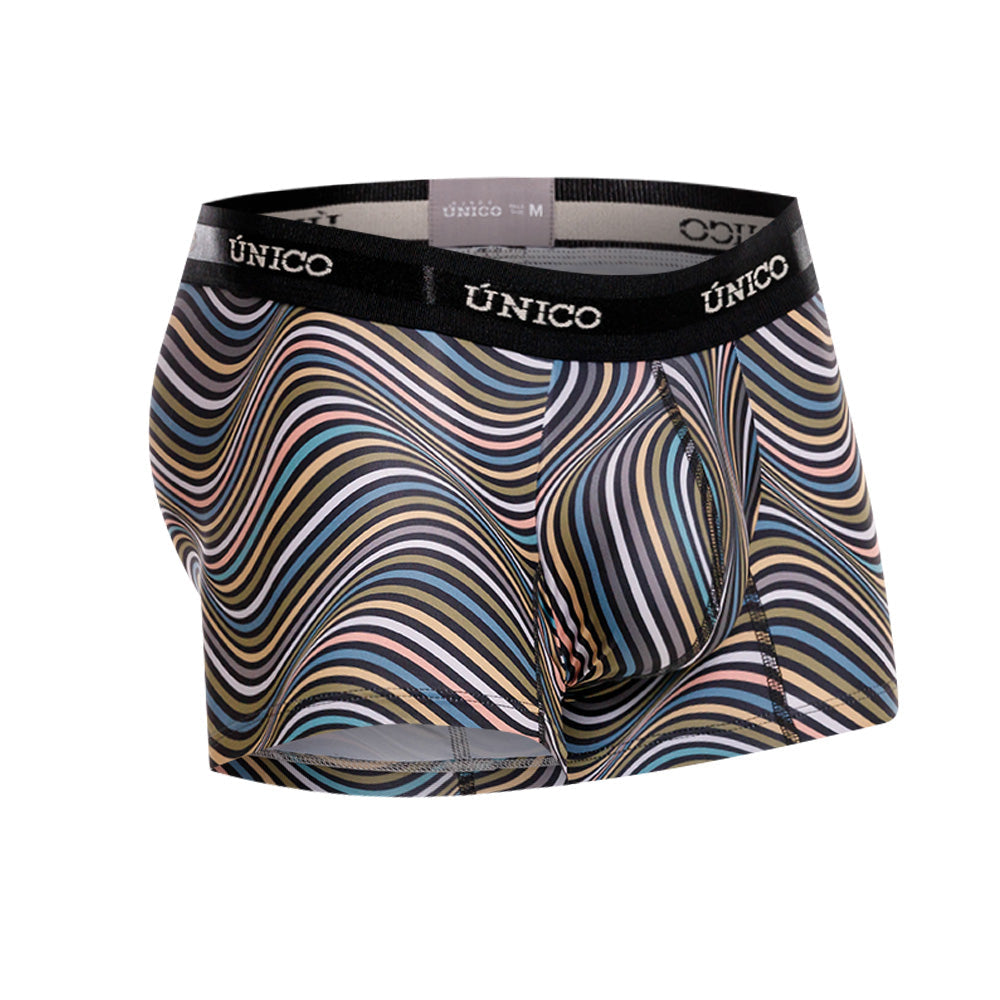 Mundo Unico Resonante Men's Trunk Underwear | Black
