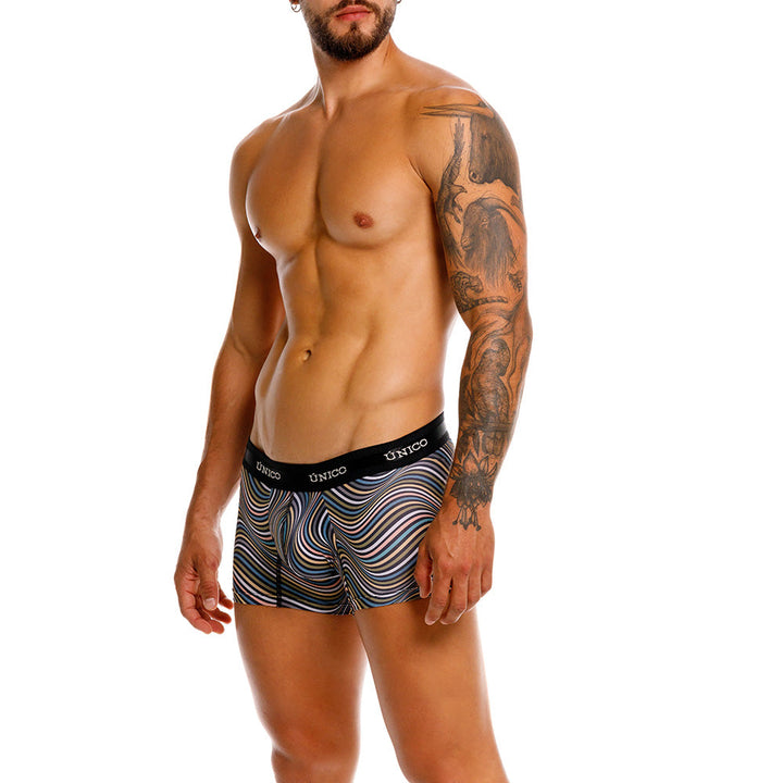 Mundo Unico Resonante Men's Trunk Underwear | Black