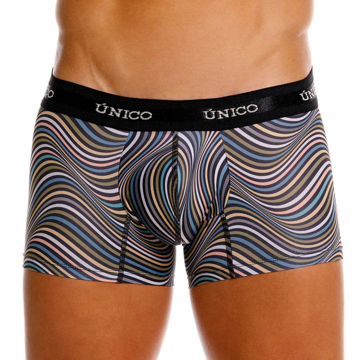 Mundo Unico Resonante Men's Trunk Underwear | Black