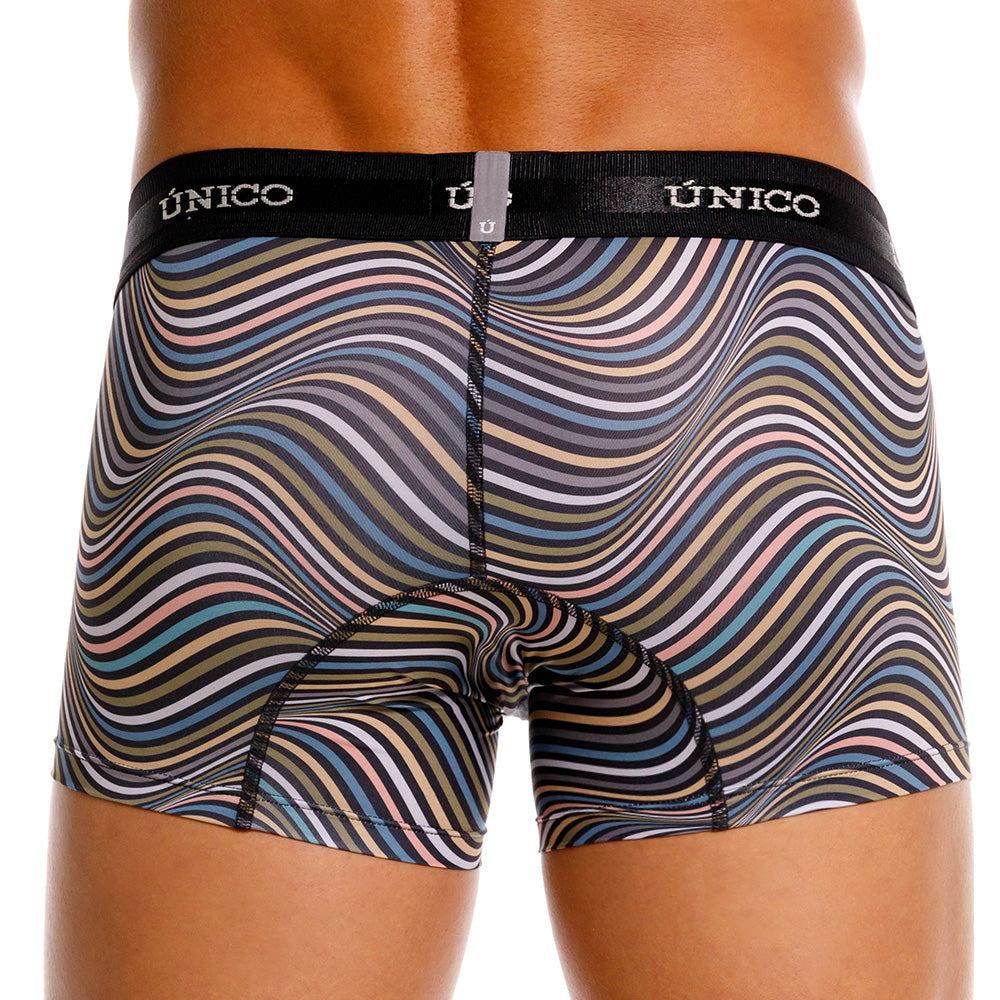 Mundo Unico Resonante Men's Trunk Underwear | Black