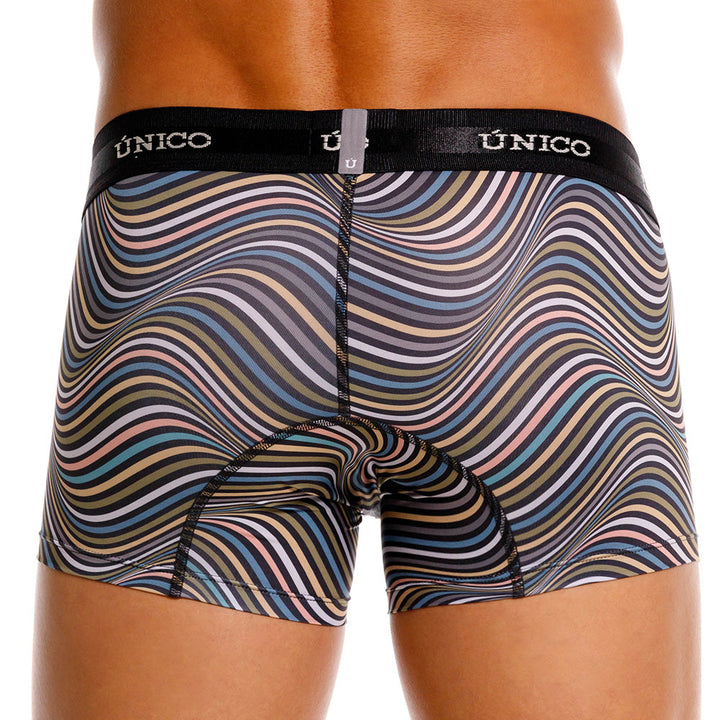 Mundo Unico Resonante Men's Trunk Underwear | Black