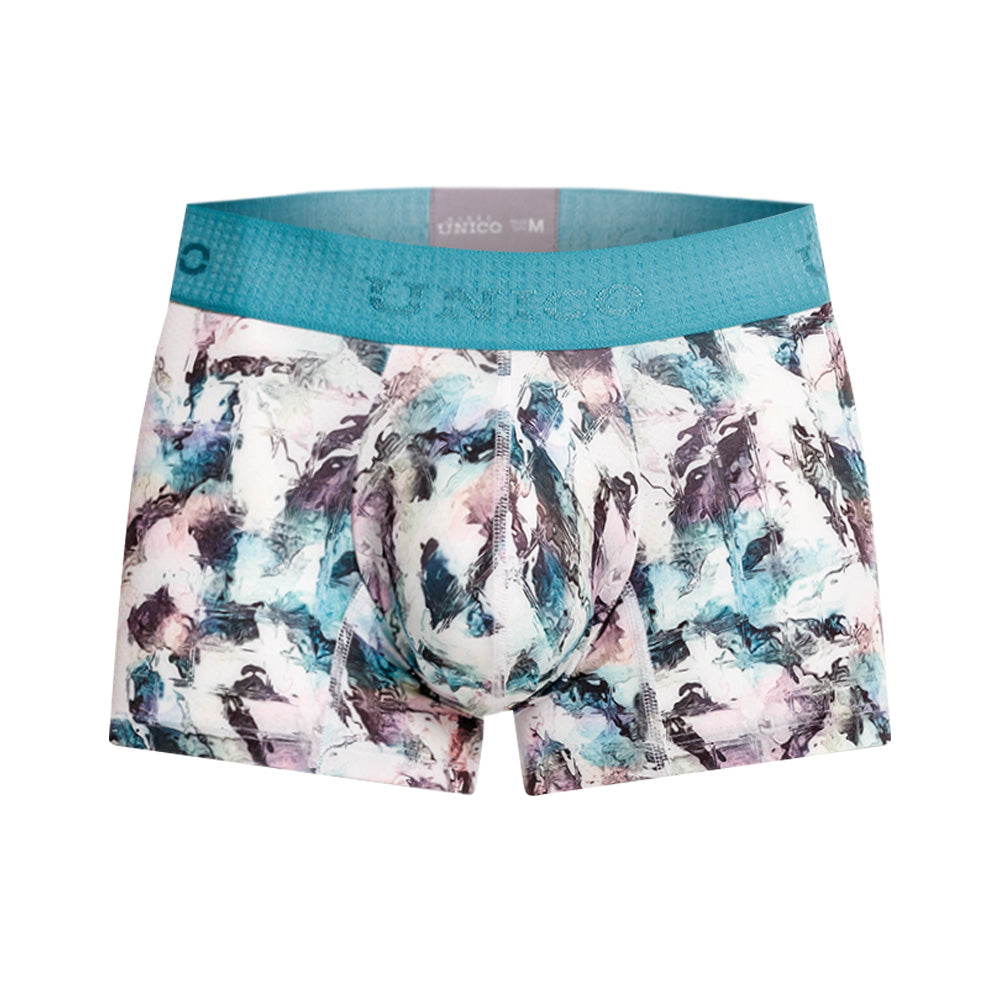 Mundo Unico Roseton Men's Trunk Underwear | White