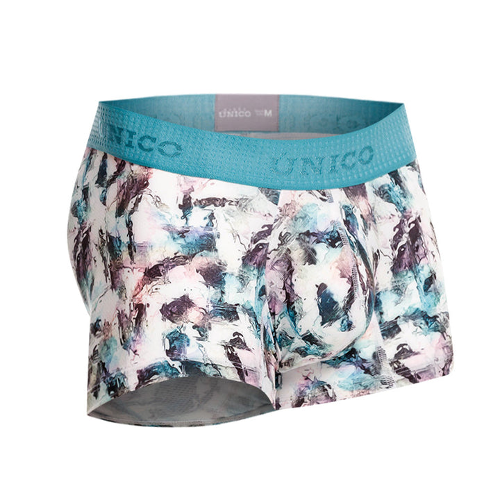 Mundo Unico Roseton Men's Trunk Underwear | White