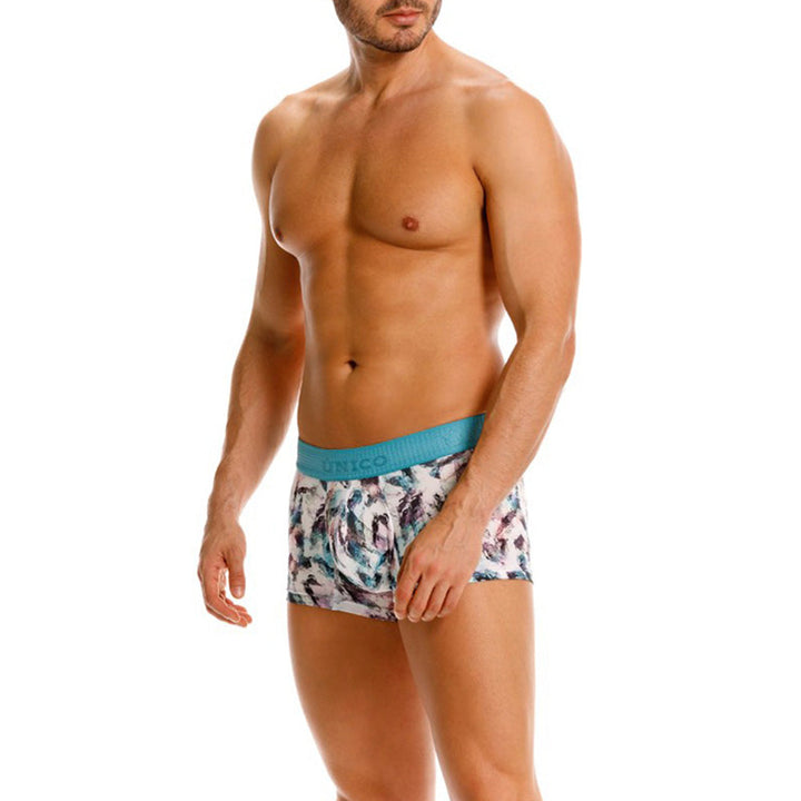 Mundo Unico Roseton Men's Trunk Underwear | White
