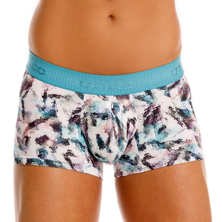 Mundo Unico Roseton Men's Trunk Underwear | White