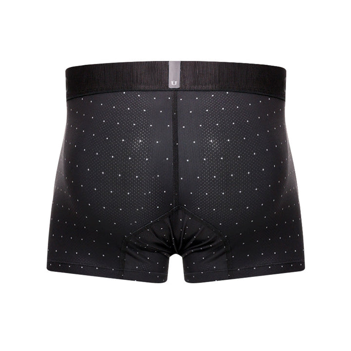 Mundo Unico Men’s Bóxer Corto Salar Gris - Perforated Microfiber Trunk Underwear with Suspension Pouch
