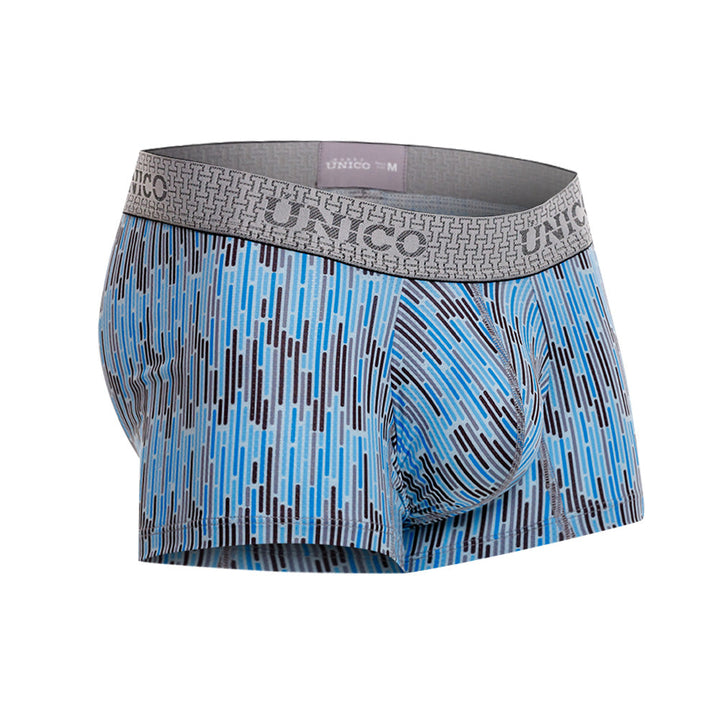 Mundo Unico Men's Serie Azul Short Boxer Briefs - Printed Microfiber Comfort Underwear