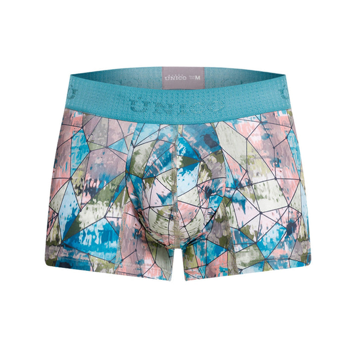 Mundo Unico Vitral Men's Trunk Underwear | Blue