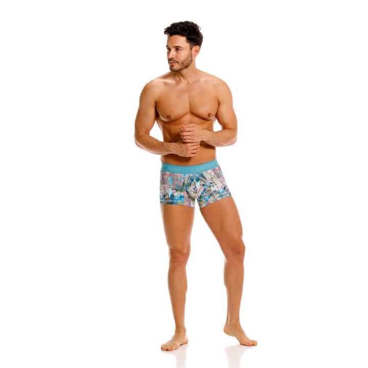 Mundo Unico Vitral Men's Trunk Underwear | Blue
