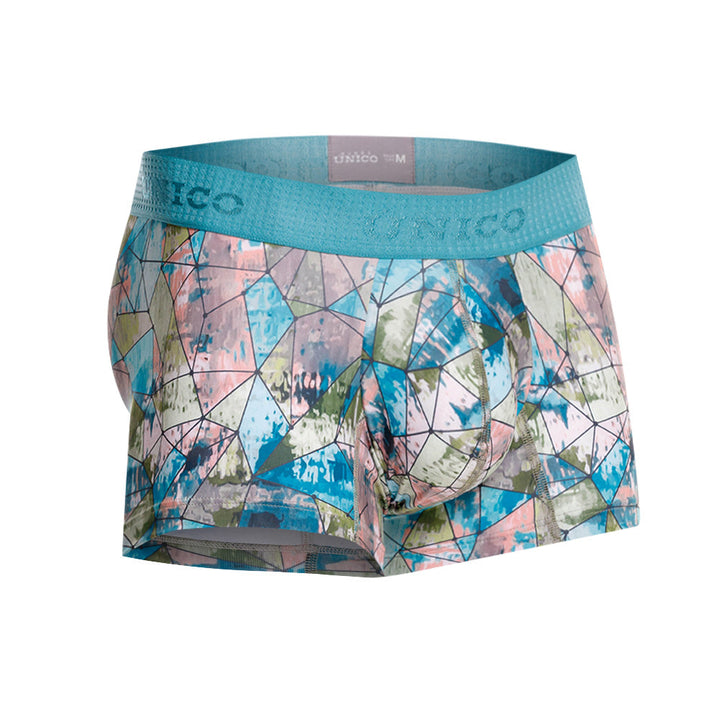 Mundo Unico Vitral Men's Trunk Underwear | Blue