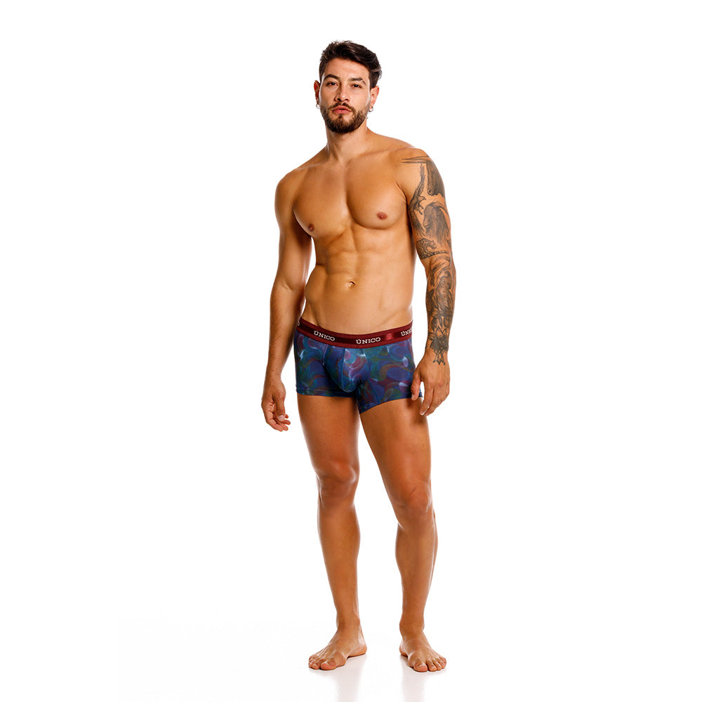 Mundo Unico Vortice Men's Trunk Underwear | Blue