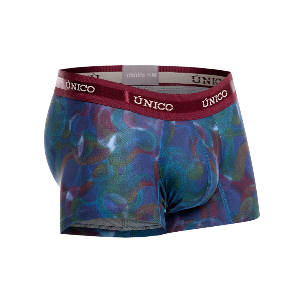 Mundo Unico Vortice Men's Trunk Underwear | Blue