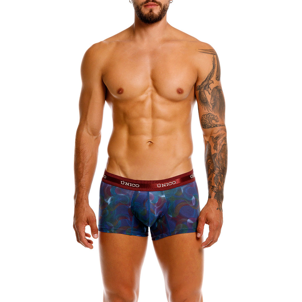 Mundo Unico Vortice Men's Trunk Underwear | Blue
