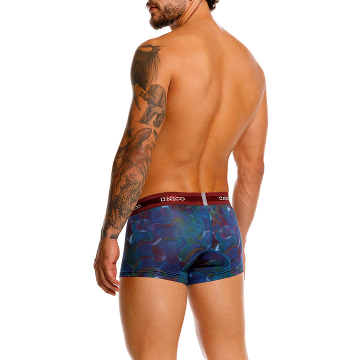 Mundo Unico Vortice Men's Trunk Underwear | Blue