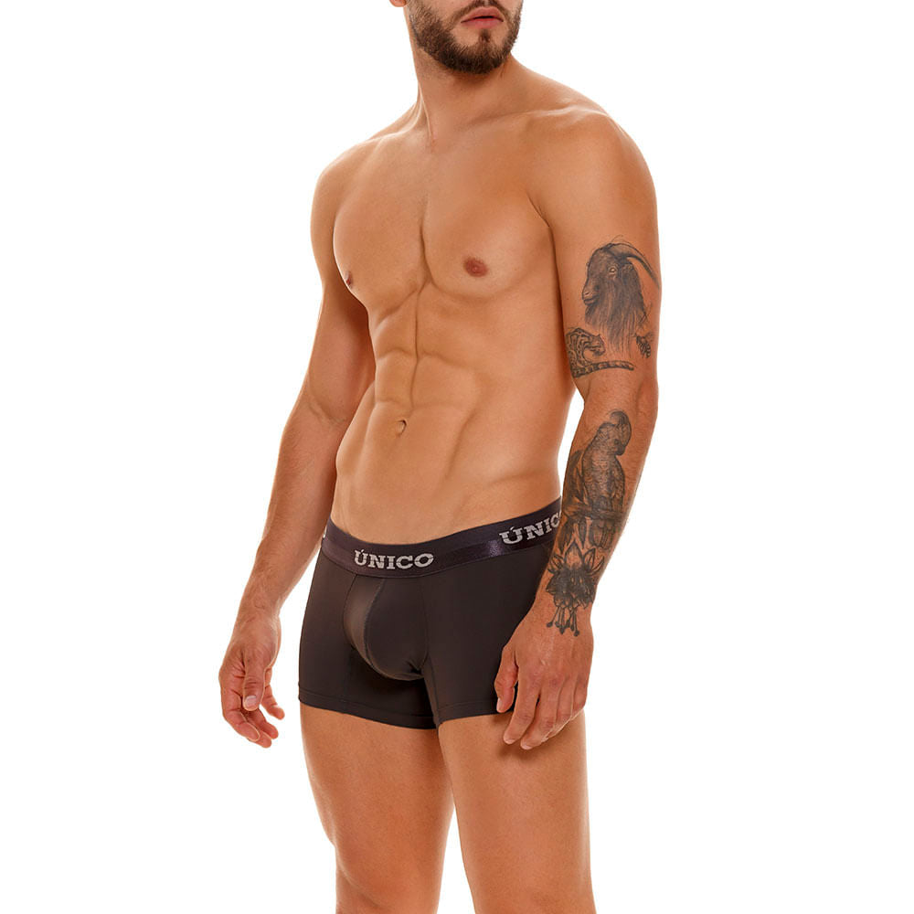 Mundo Unico Men's Short Boxer Briefs - Mongoy Grey Microfiber