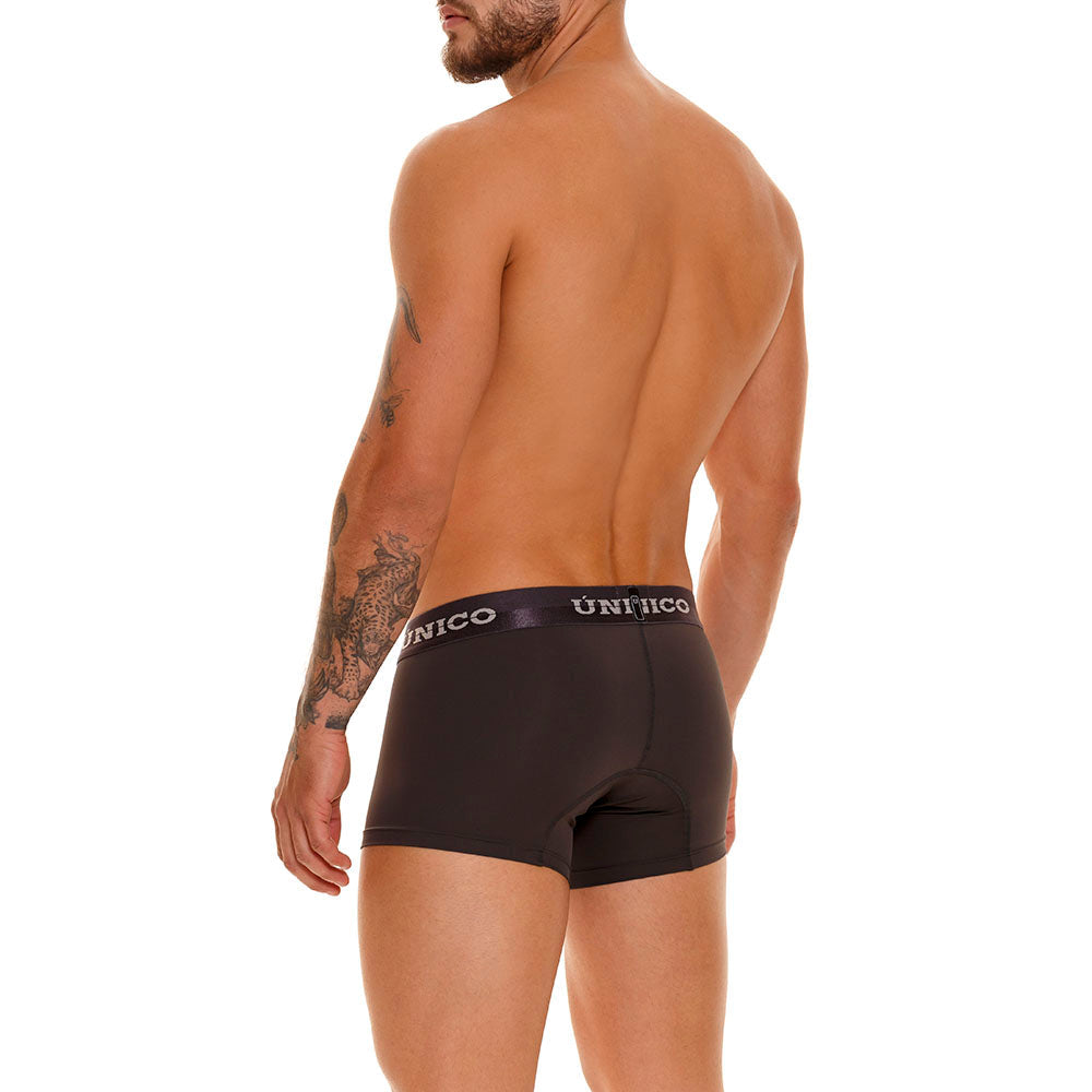 Mundo Unico Men's Short Boxer Briefs - Pirita M23 Grey Microfiber
