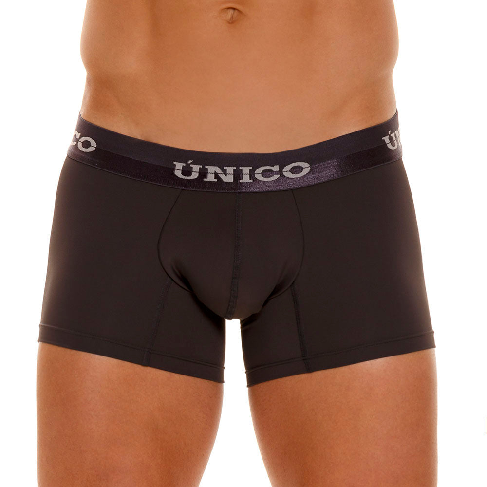 Mundo Unico Men's Short Boxer Briefs - Pirita M23 Grey Microfiber