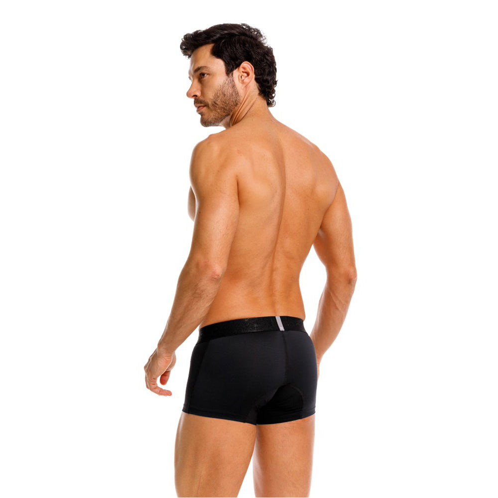 Mundo Unico Posy Green Men's Boxer Briefs in Black – men's boxer briefs Handmade in Colombia