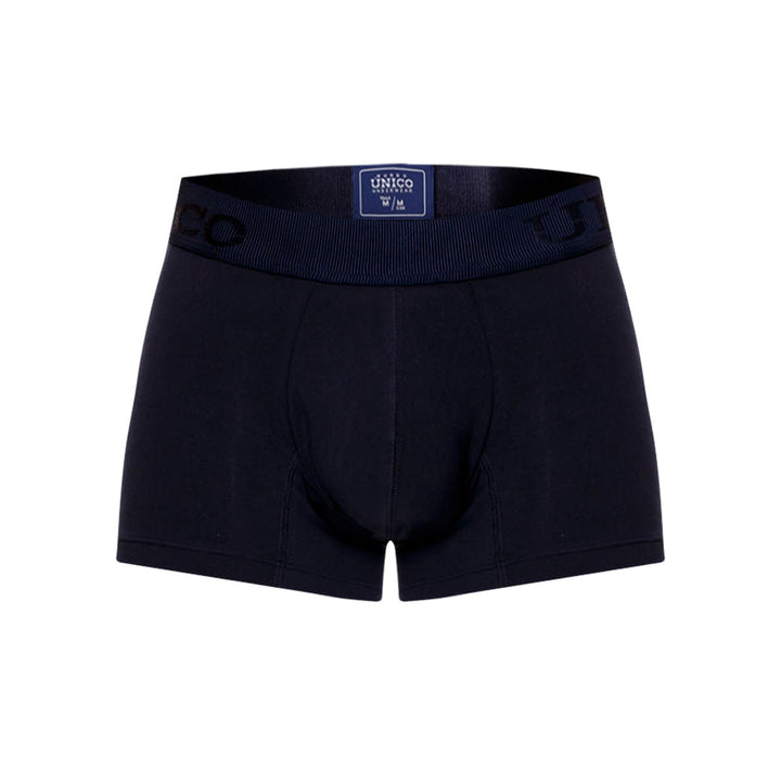Unico Boxer Corto Ébano A23 - Men's Navy Blue Premium Cotton Trunk