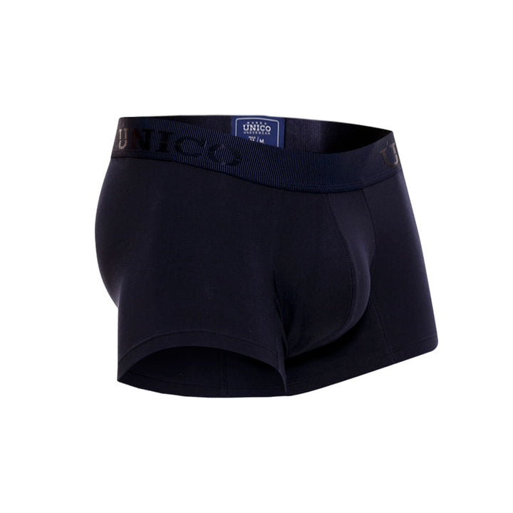 Unico Boxer Corto Ébano A23 - Men's Navy Blue Premium Cotton Trunk