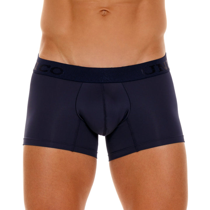 Unico Ebano M23 Men's Polyamide Short Boxer Briefs - Navy Blue