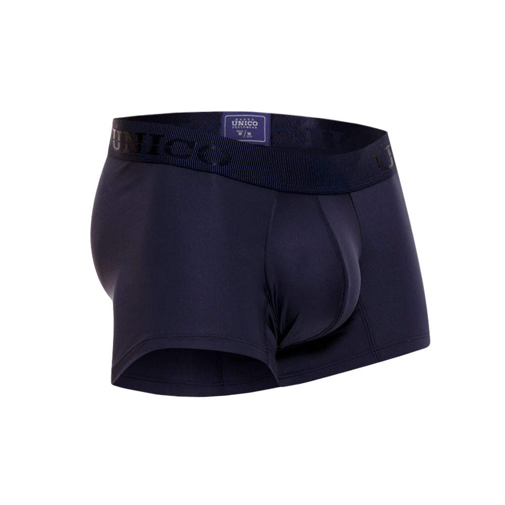 Unico Ebano M23 Men's Polyamide Short Boxer Briefs - Navy Blue
