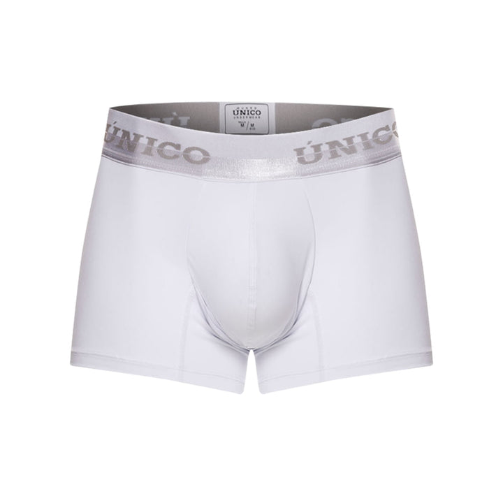 Unico Boxer Corto Marupa M23 - Men's White Microfiber Trunk Boxer Brief