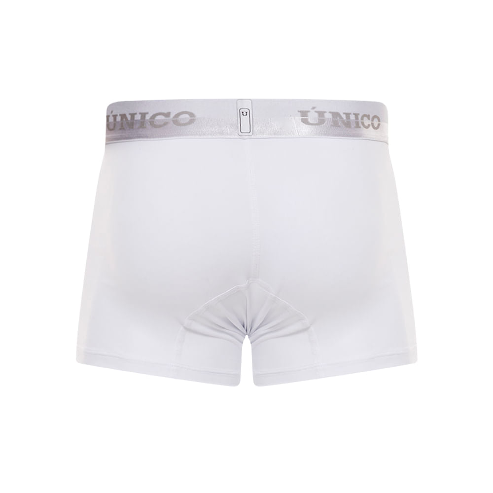 Unico Boxer Corto Marupa M23 - Men's White Microfiber Trunk Boxer Brief