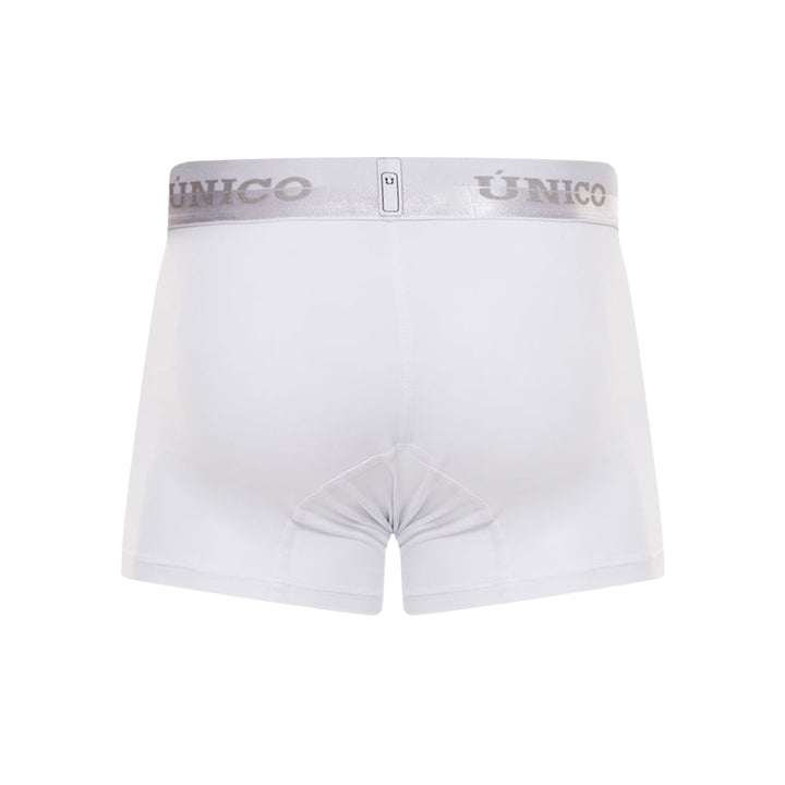 Unico Boxer Corto Marupa M23 - Men's White Microfiber Trunk Boxer Brief