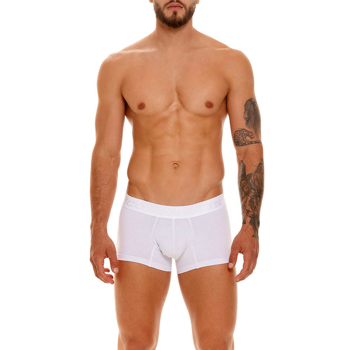 Unico Boxer Corto Tilo A23 - Men's White Premium Cotton Trunk Boxer Brief