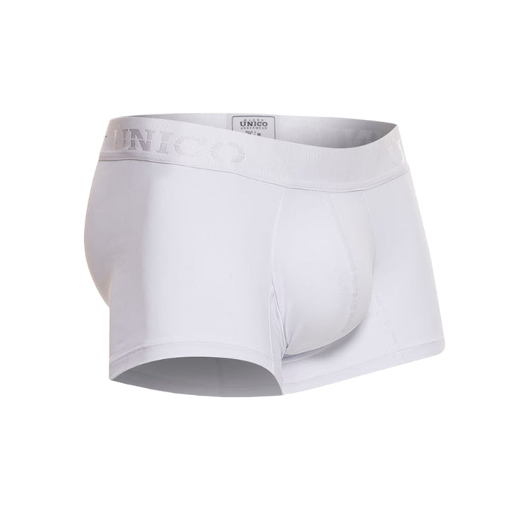 Unico Boxer Corto Tilo A23 - Men's White Premium Cotton Trunk Boxer Brief