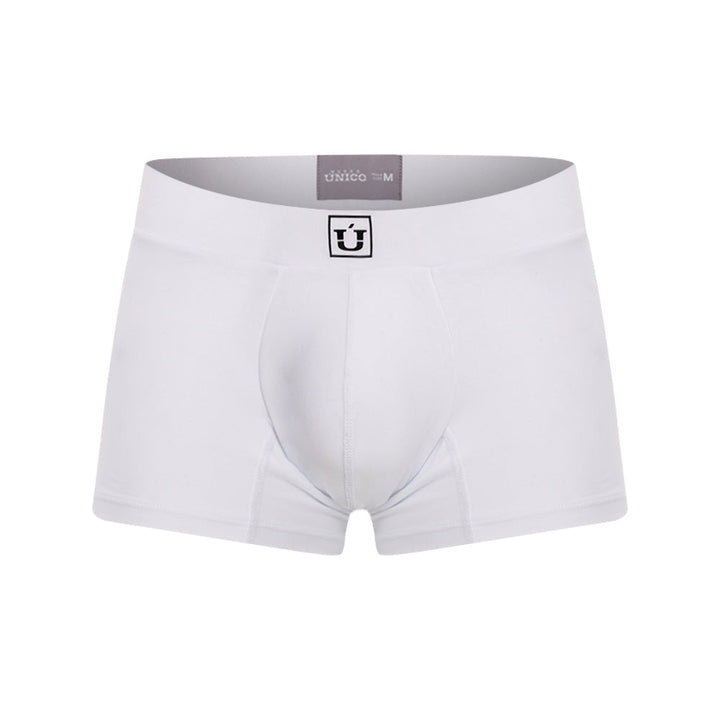Mundo Único Men’s Capas White Short Boxer Briefs - Luxury Cotton Pouch Underwear (Trunk)