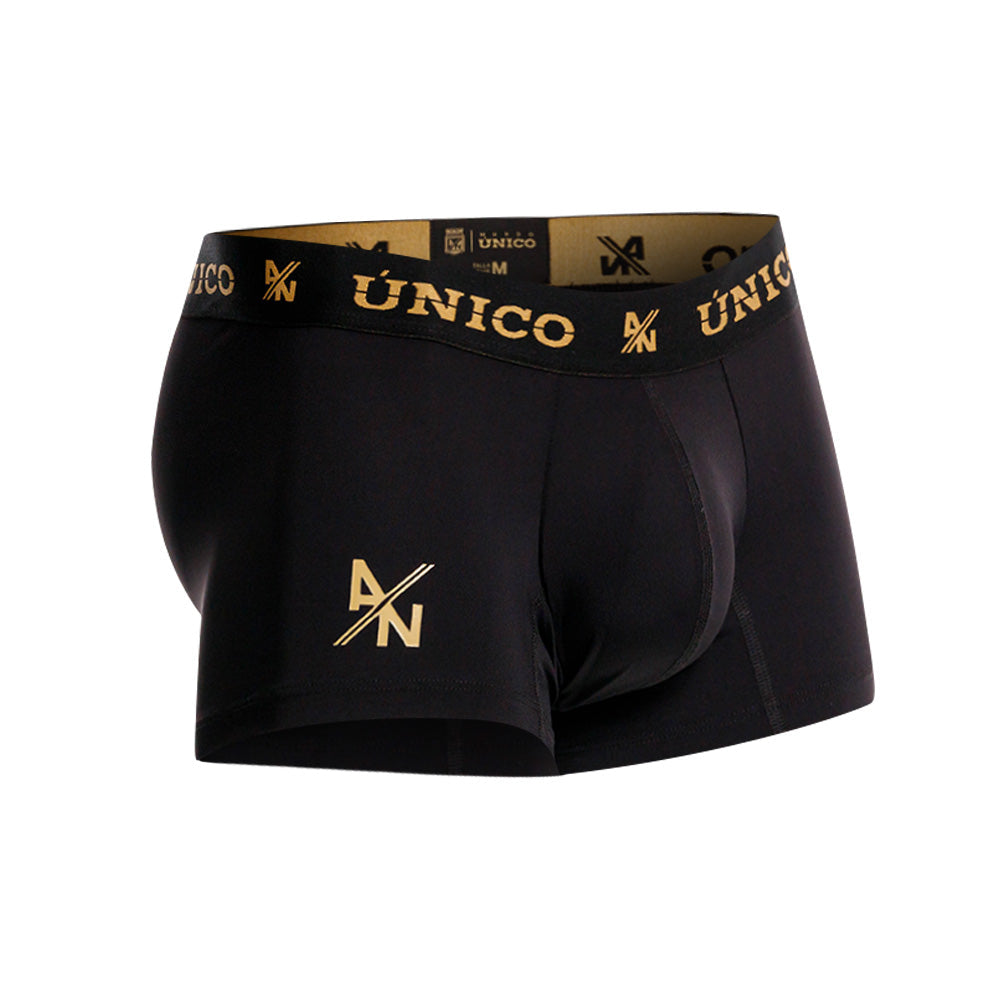 Unico Conquistador Men's Short Boxer Brief - Black & Gold Edition