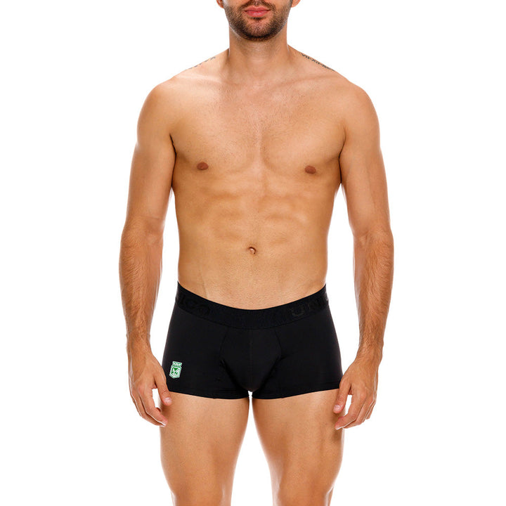 Mundo Unico Men’s Boxer Corto Gooolll Negro - Atlético Nacional Edition Microfiber Trunks