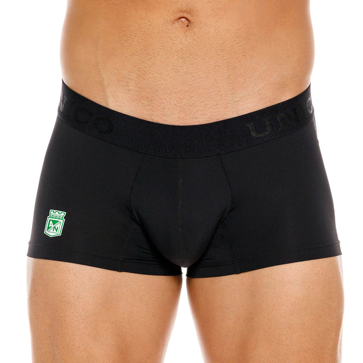 Mundo Unico Men’s Boxer Corto Gooolll Negro - Atlético Nacional Edition Microfiber Trunks