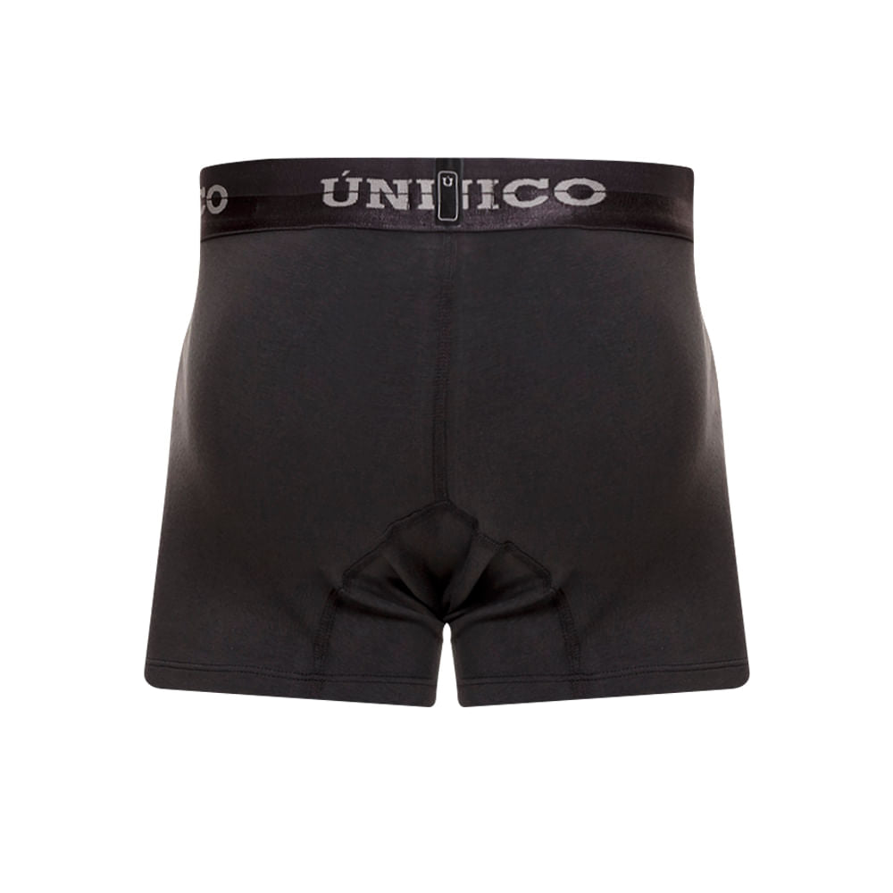 Mundo Unico Men's Mongoy A23 Short Boxer Briefs - Solid Grey Premium Cotton Underwear