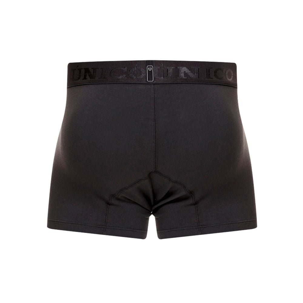 Mundo Unico Men's Cotton Short Boxer Briefs - Zebrano Dark Grey (A23)