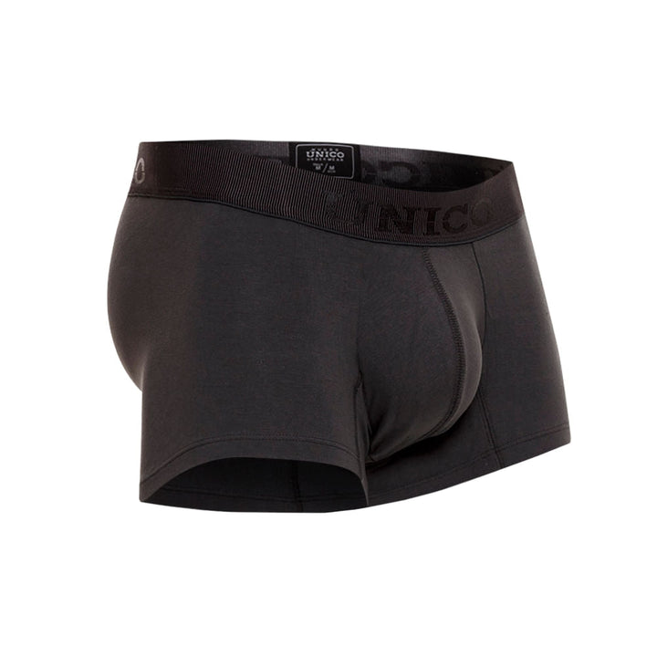 Mundo Unico Men's Cotton Short Boxer Briefs - Zebrano Dark Grey (A23)